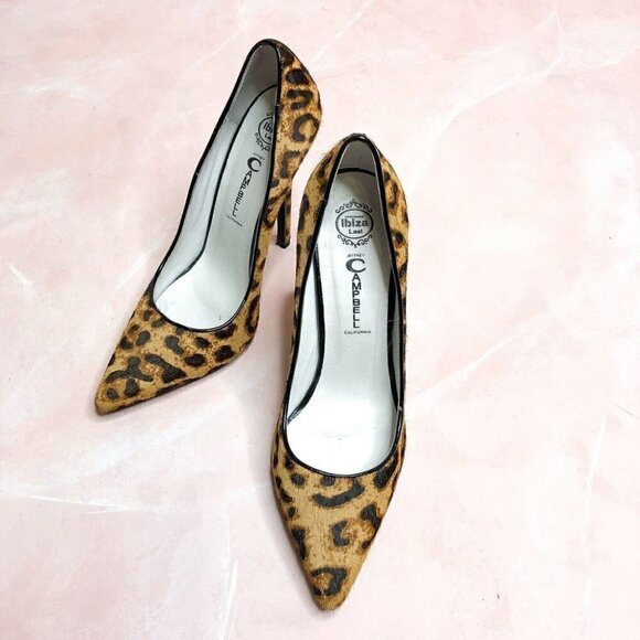 𝅺jeffrey Campbell Darling Pump in Leopard Pony - Picture 1 of 8